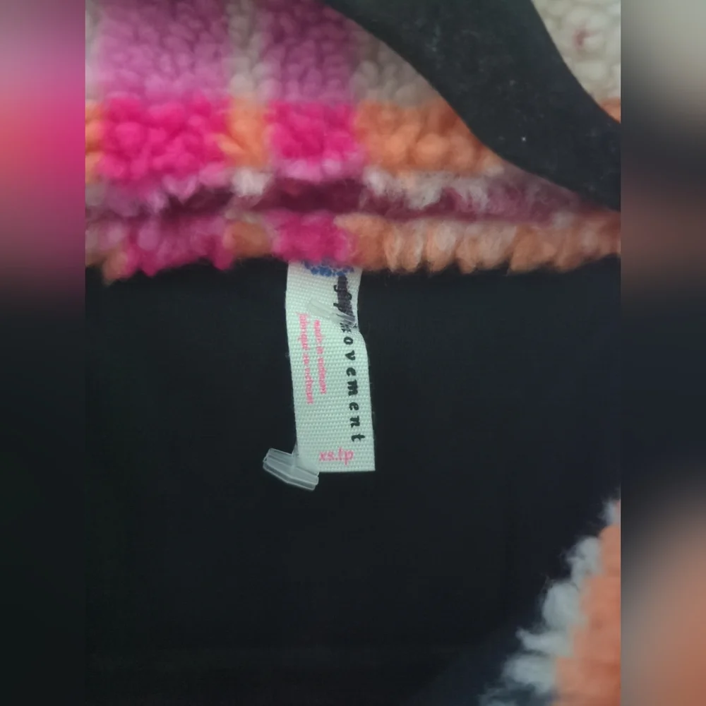 Free People Movement Rocky Ridge Fleece Jacket Striped Printed Autumn Combo